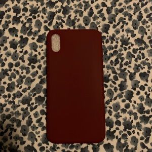Burgundy iPhone XS Max Case